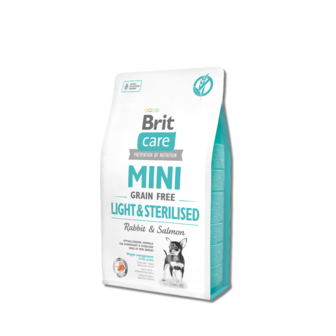 Brit Care MINI Grain Free LIGHT &amp; STERILISED 2 kg