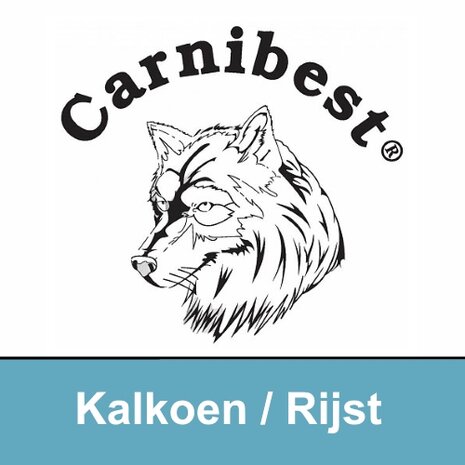 CARNIBEST | KALKOEN & Rijst | 1 kg